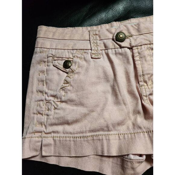 #10 BKE  pink shimmering with gold shorts  - Mollie Cuffed shorts (Size 27) - Picture 6 of 10